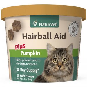 Naturvet Hairball Aid Supplement Plus Pumpkins - NaturVet - Silversky