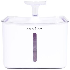 AC-A-04 Aclium Cat Water Fountain - Corded - Silversky