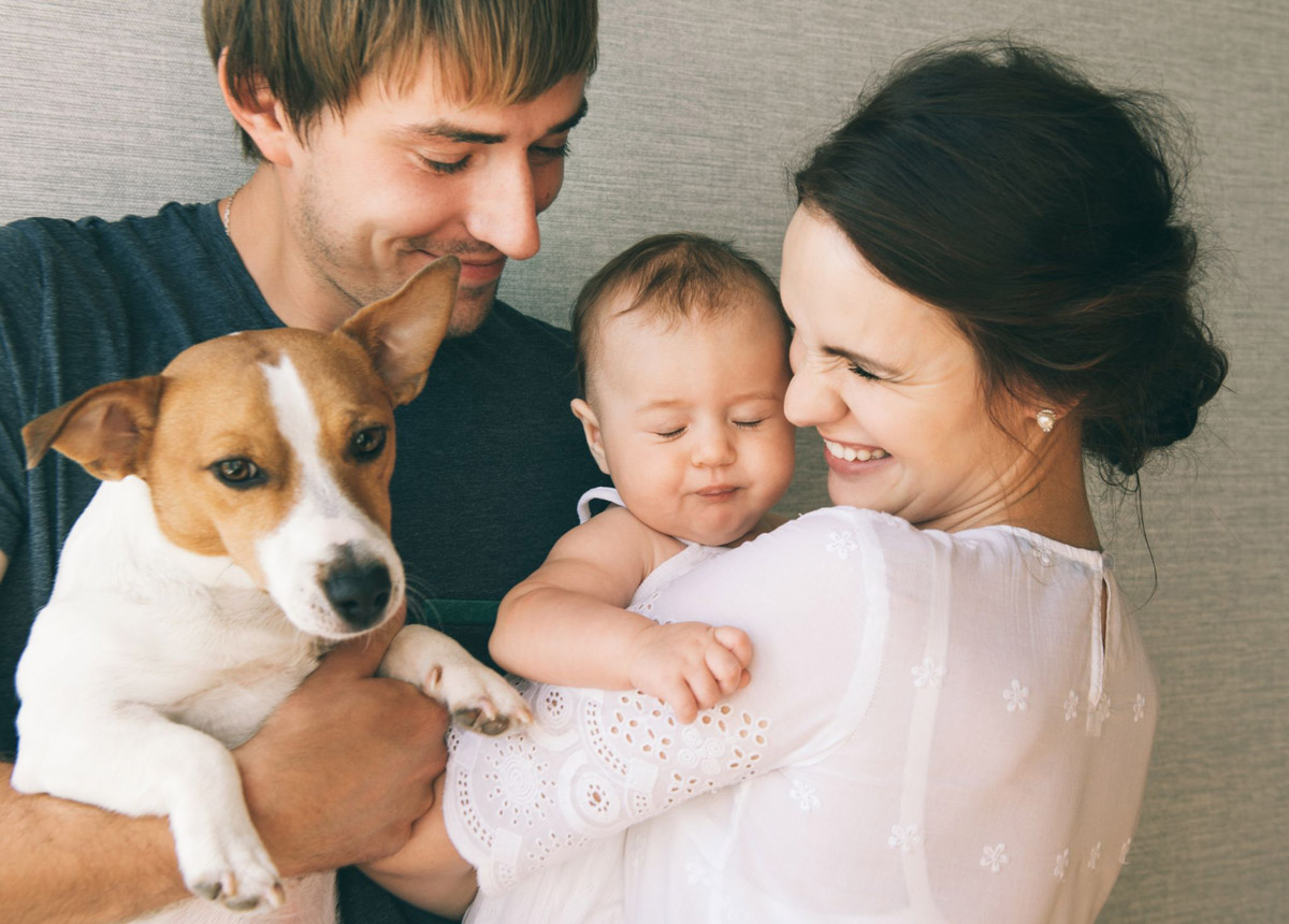 Quality Pup Time With the Family: Dog & Infant